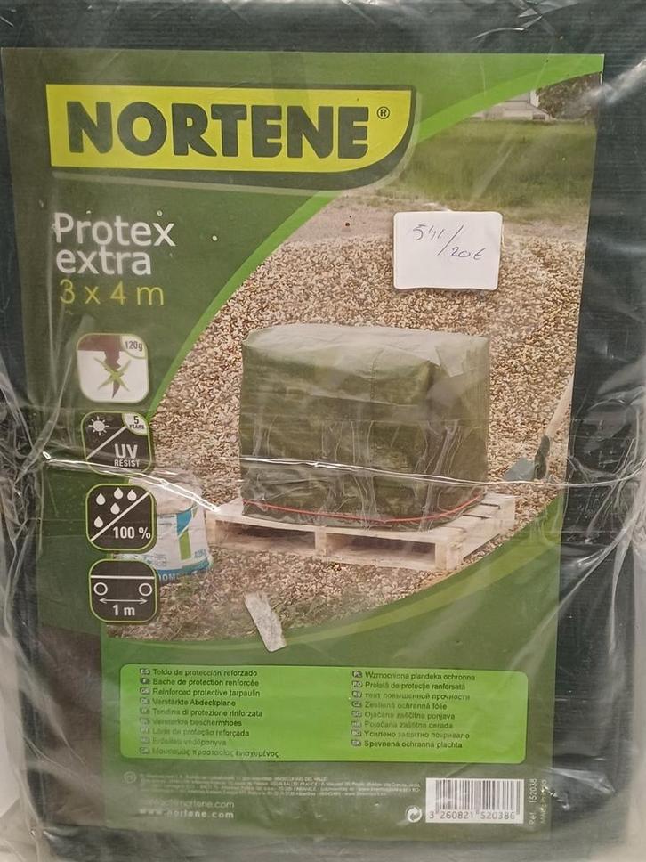 Nieuw Dekkleed 3x4m - Bescherming, Doe-het-zelf en Verbouw, Zeil en Folie, Ophalen of Verzenden