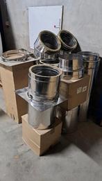 Nieuwe rookkanalen / afvoerpijpen, Ophalen, 30 tot 80 cm, Hoog rendement (Hr), Cv-ketel of Combi-ketel