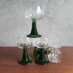 Vintage Roemer wijnglazen 0.1liter uit de jaren 70, 4 stuks, Ophalen of Verzenden, Zo goed als nieuw, Overige typen