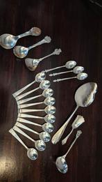 Diverse antieke lepeltjes, verzilverd, Antiek en Kunst, Ophalen of Verzenden