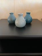 3 super leuke kleine siervaasjes van 10 cm hoog, Overige kleuren, Aardewerk of Porselein, Ophalen of Verzenden, Zo goed als nieuw