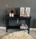 Sidetable Black & Wood & Tuigleer Tafel, Ophalen of Verzenden, Zo goed als nieuw