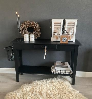 Sidetable Black & Wood & Tuigleer Tafel beschikbaar voor biedingen