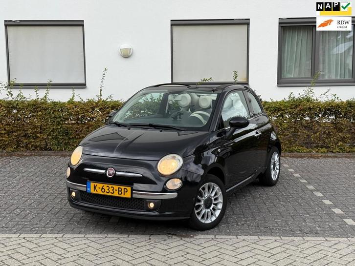 Fiat 500 C 1.2 Pop Cabrio APK NAP LEER AIRCO, Auto's, Fiat, Bedrijf, Te koop, 500C, ABS, Airbags, Airconditioning, Centrale vergrendeling