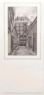 De Barberstraat, Amsterdam - Wenckebach 1970, Antiek en Kunst, Kunst | Etsen en Gravures, Ophalen of Verzenden