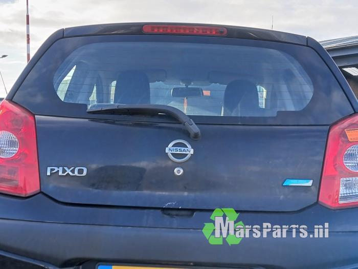 Achterklep van een Nissan Pixo (ZAM), Auto-onderdelen, Carrosserie en Plaatwerk, Achterklep, Nissan, Gebruikt, 3 maanden garantie