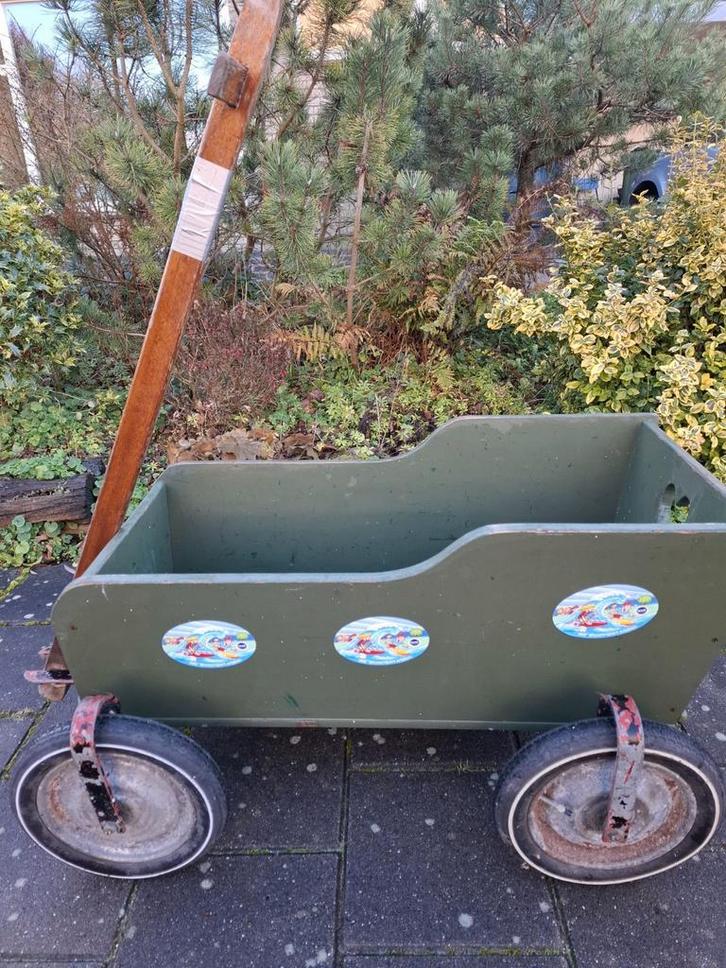 Sterke houten bolderkar, Caravans en Kamperen, Bolderkarren, Gebruikt, Ophalen