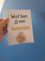 Houten Sleutelhanger met Kaart - Juf/Meester, Ophalen of Verzenden, Nieuw, Overige typen, Overige