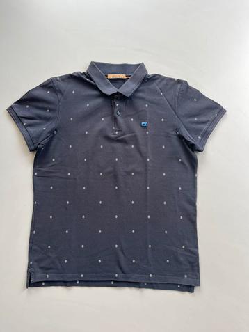 Scotch & Soda poloshirt donkerblauw wit  M beschikbaar voor biedingen