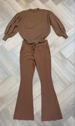 Mi Piace Bruine Travelstof Broek - Maat L, Mi Piace, Bruin, Maat 42/44 (L), Ophalen of Verzenden