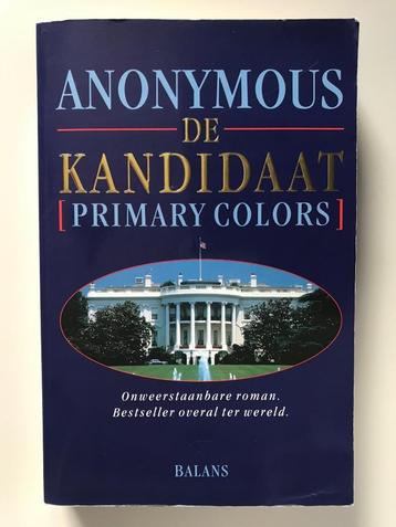 Anonymous - De Kandidaat - in het Nederlands beschikbaar voor biedingen