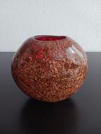 Murano Vaas Rood/Goud, Antiek en Kunst, Antiek | Glas en Kristal, Ophalen of Verzenden