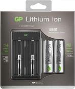 GP USB lader premium+2x 18650 oplaadbare batterijen 2600mA, Ophalen, Nieuw
