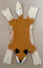 Wollen vloerkleed vos - kinderkamer, Ophalen of Verzenden, Zo goed als nieuw, Kleed of Kussen