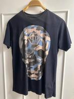 Philipp Plein T-shirt Donkerblauw Camouflage Maat M, Kleding | Heren, T-shirts, Ophalen, Nieuw, Maat 48/50 (M), Blauw