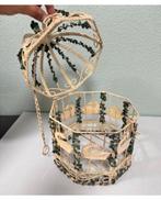 Brocante curiosa Vogelkooi deco decoratie 30x20 cm Groot, Ophalen of Verzenden