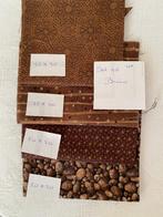 quiltstoffen setje van 4 stofjes bruin, Bruin, 120 cm of meer, Nieuw, Ophalen of Verzenden