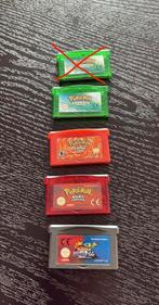 Pokémon GBA Games - FireRed, Ruby, Emerald, Pinball, Gebruikt, 1 speler, Ophalen of Verzenden, Role Playing Game (Rpg)
