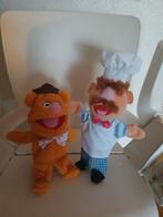 Muppets handpoppen Fozzie en Zweedse Kok., Ophalen of Verzenden, Zo goed als nieuw, Pop