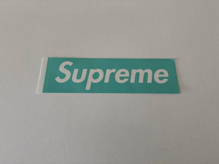Supreme Tiffany Box Logo Sticker, Verzamelen, Stickers, Nieuw, Merk, Ophalen