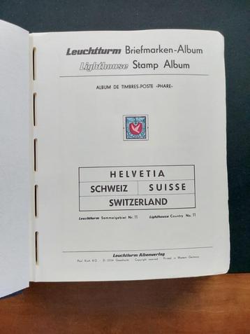 Zwitserland Leuchturm Album collectie 1900 tot 1980 beschikbaar voor biedingen