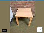 Beuken Bijzettafel -  - 50x50x55cm massief beuken, Minder dan 55 cm, Vierkant, Zo goed als nieuw, Hout