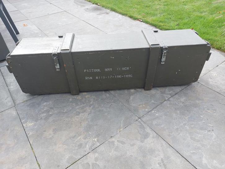 Legerkist, Verzamelen, Militaria | Algemeen, Overige soorten, Kist of Geocache, Overige gebieden, Ophalen