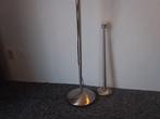 Mooie zilverkleurig  staande en hang  lampen, Huis en Inrichting, Lampen | Vloerlampen, Ophalen of Verzenden, Zo goed als nieuw