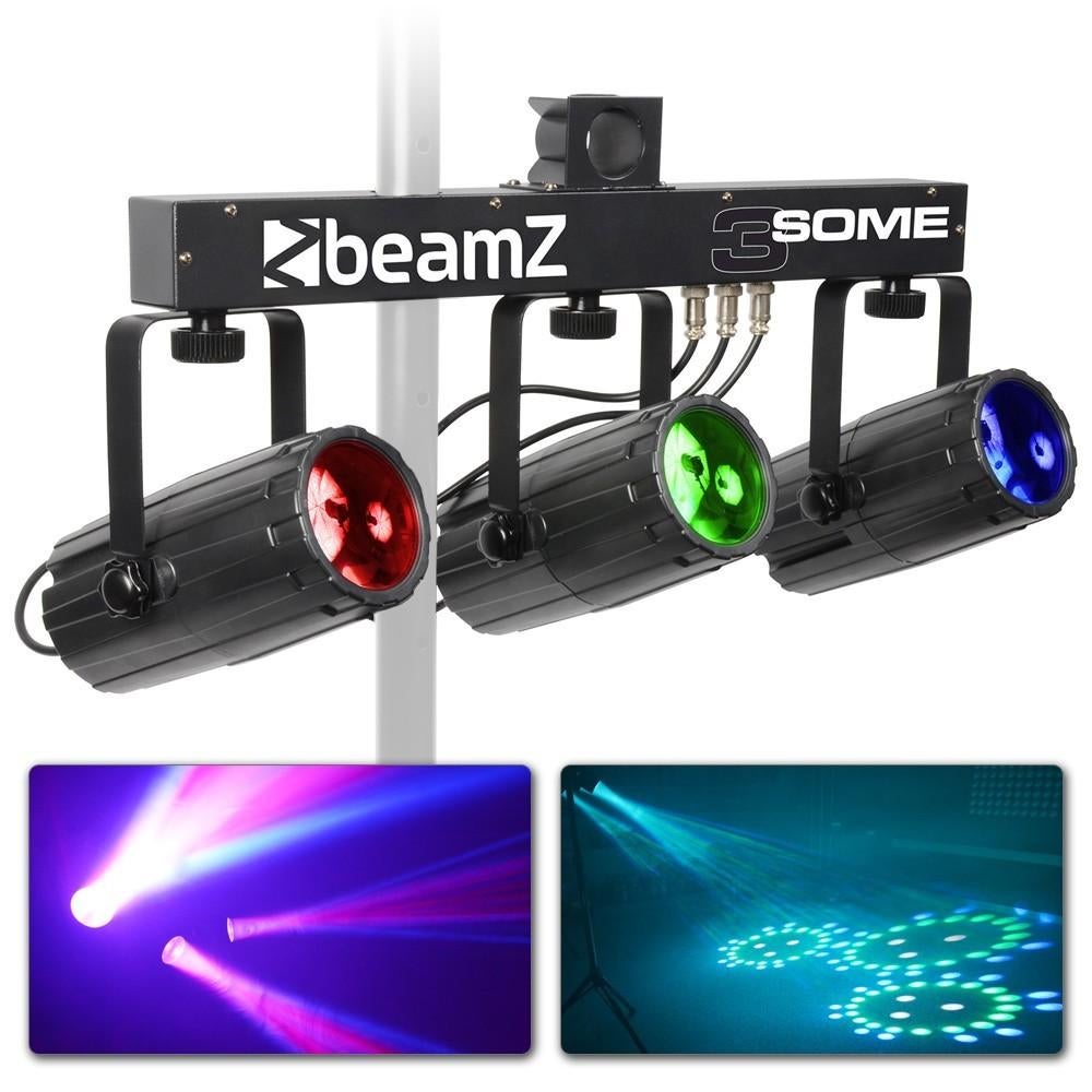 BEAMZ 3-SOME (LICHTSET 3) te huur Nu €25 voor 3 dagen*, Ophalen, Gebruikt, Overige