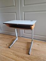 Vintage schooltafel bureau kind, Ophalen, Gebruikt