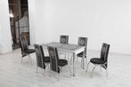 Brand new dining table with chairs with 1 table free deliver, Nieuw, Ophalen of Verzenden