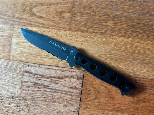 Winchester outdoor mes Ranger 440A Polymeer Tanto, Caravans en Kamperen, Kampeergereedschap, Zo goed als nieuw, Verzenden