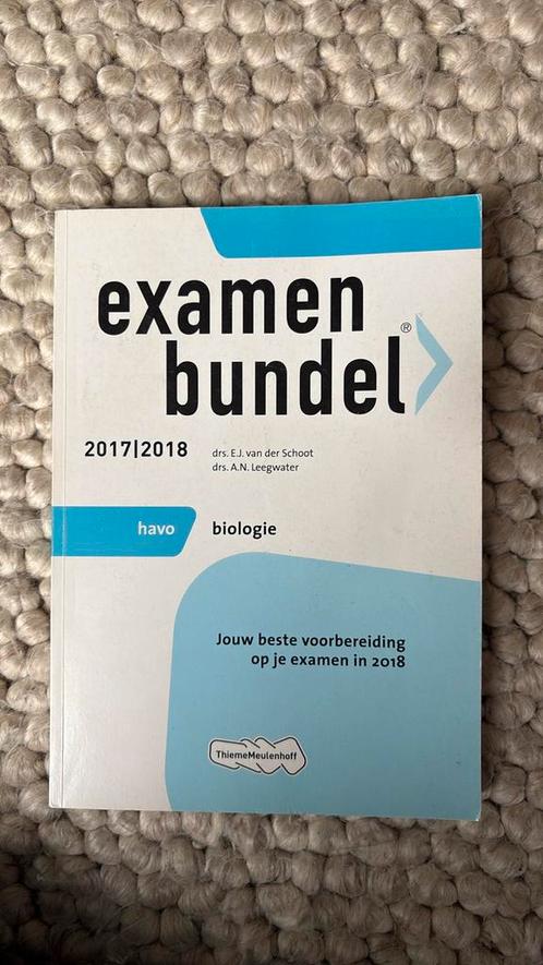 Examenbundel - HAVO Biologie 2017/2018, Boeken, Schoolboeken, Zo goed als nieuw, Nederlands, HAVO, Ophalen of Verzenden