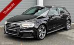 Audi A3 Sportback 1.4 TFSI COD S-LINE/150PK/S-TRONIC/ACC/DCC, Zwart, 4 cilinders, 150 pk, Leder en Stof