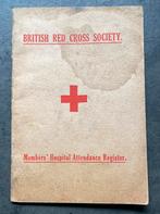 Britse Red Cross Hospital register WO2, Verzamelen, Militaria | Tweede Wereldoorlog, Ophalen of Verzenden, Engeland, Boek of Tijdschrift