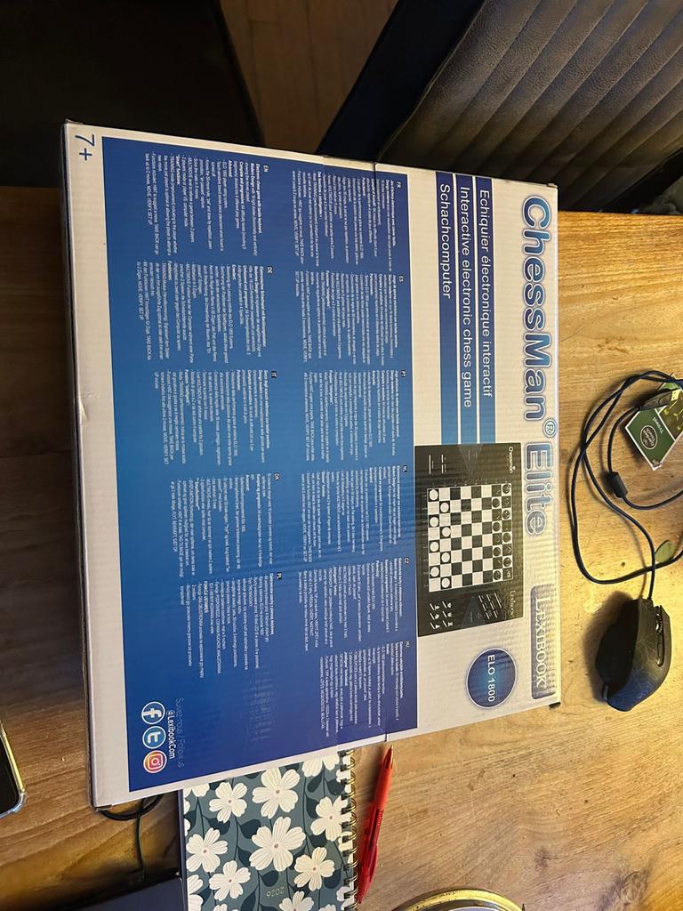 ChessMan Elite Interactieve Elektronische Schaakcomputer, Ophalen of Verzenden, Nieuw, Schaken