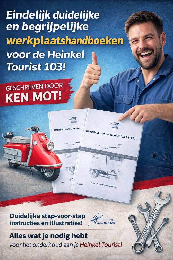 Werkplaatshandboeken Heinkel 103 A1&2, Motoren, Verzenden, Overige merken