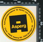 Sticker: Asperg - Stuttgart, Ophalen of Verzenden, Zo goed als nieuw, Bedrijf of Vereniging