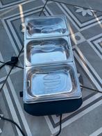 Elektronische buffetwarmer met 3 schalen, Huis en Inrichting, Ophalen, Gebruikt