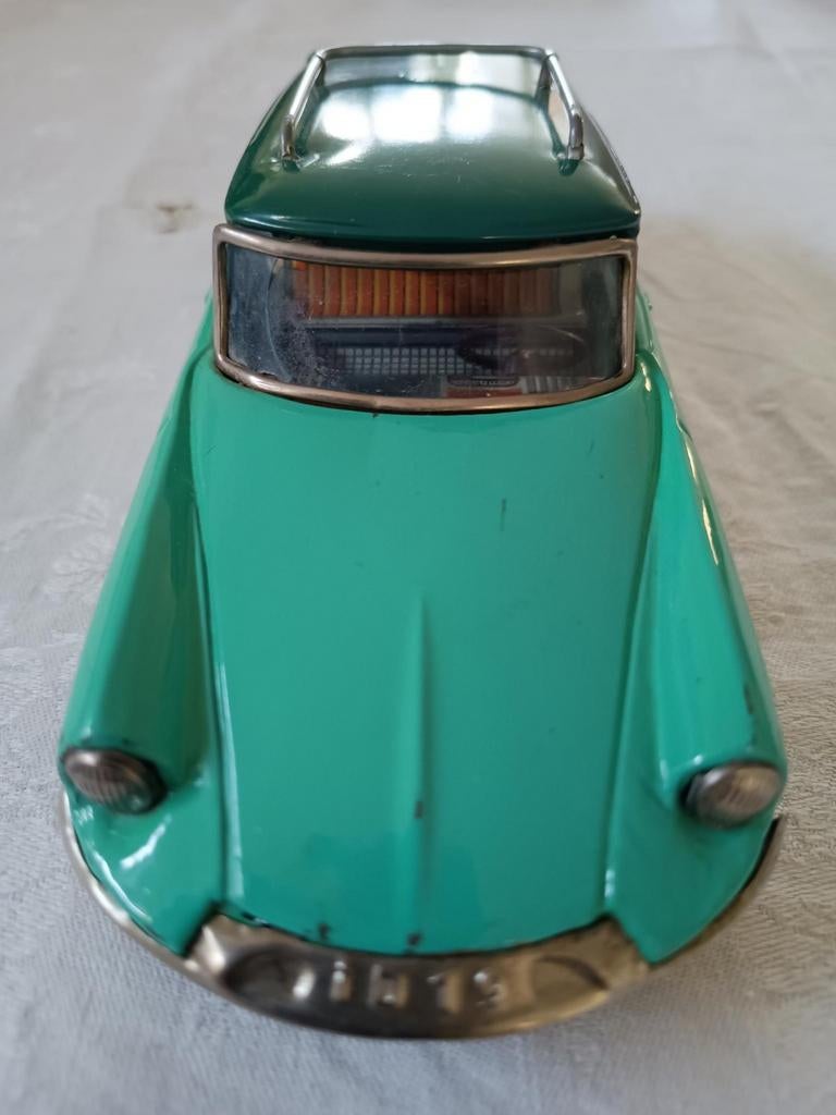 Citroën DS19 Bandai modelauto groen - Japan vintage 60s, Ophalen of Verzenden