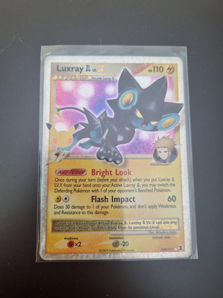 Pokémon kaart Luxray GL LV.X 109/111, Ophalen of Verzenden