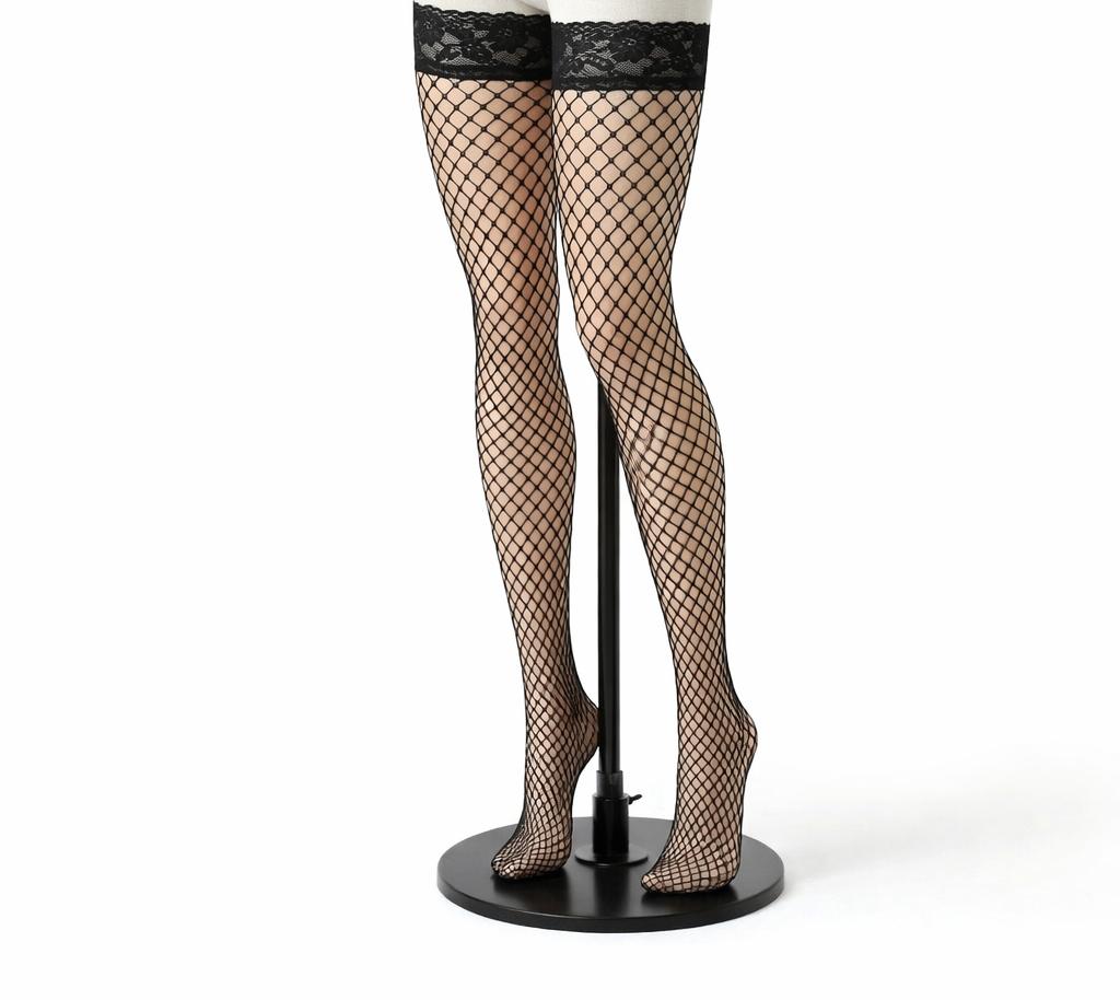 hold-up visnet - kousen-zwart-made in italy-nieuw-maat S, Kleding | Dames, Leggings, Maillots en Panty's, Hold up fantasie, Maat 36/38 (S)