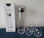 Blomus AMILIO waterkaraf 1100 ml NIEUW + 3 glazen, Overige materialen, Verzenden, Overige typen, Nieuw