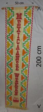 Grote McDonalds reclame  banner Mexicaanse weken 1989, Verzamelen, Ophalen of Verzenden, Zo goed als nieuw, Overige typen