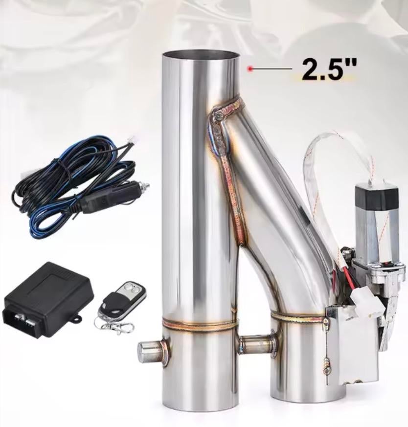 Uitlaat klep systeem met dubbele kleppen 2.5" NIEUW, Ophalen of Verzenden, Nieuw, Universele onderdelen