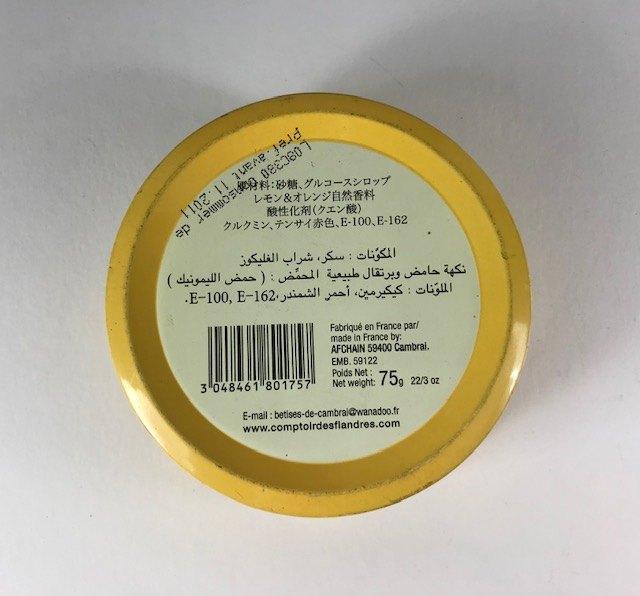 Frans vintage rond blikje van fruit bonbons, Verzamelen, Blikken, Ophalen of Verzenden, Gebruikt, Overige