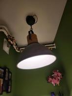 Grijze hanglamp, Ophalen of Verzenden, Zo goed als nieuw