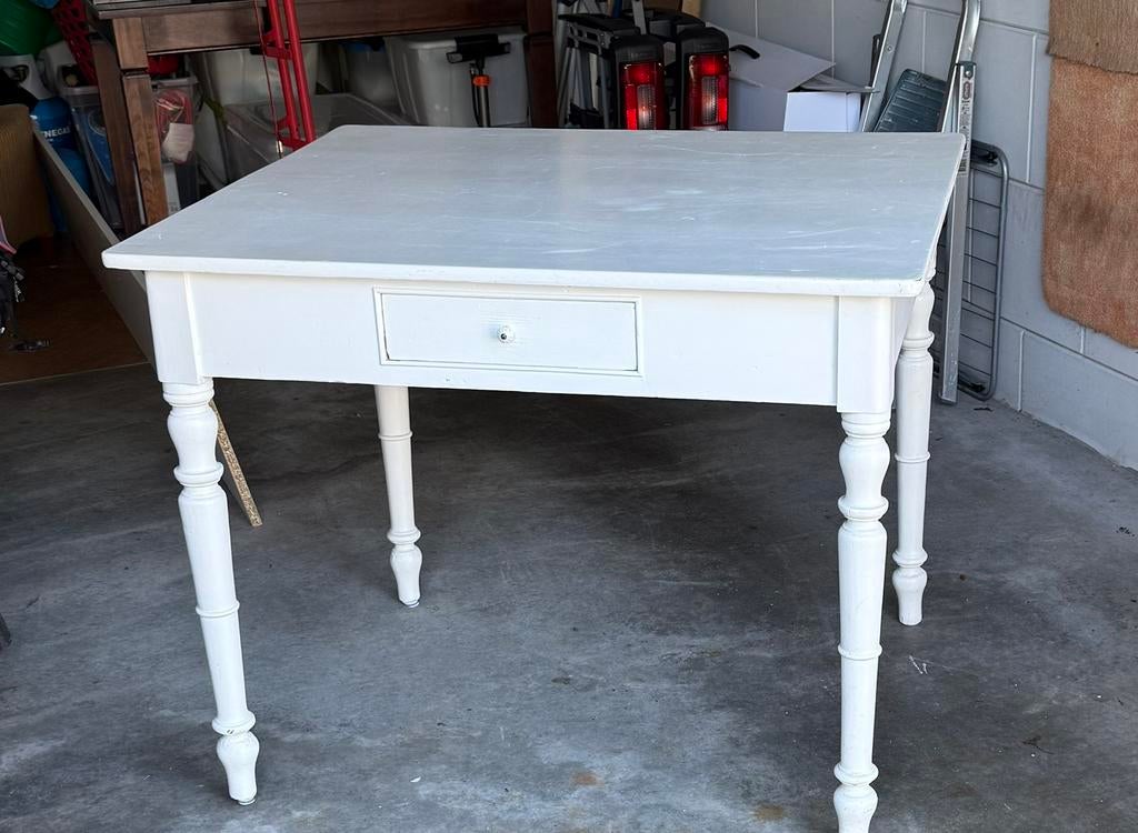 BROCANTE ANTIEKE TAFEL, Huis en Inrichting, Ophalen, Gebruikt, 50 tot 100 cm, Minder dan 25 cm