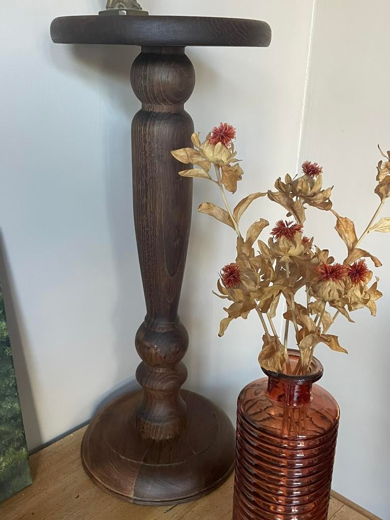 piëdestal bijzettafel plantentafel, Ophalen of Verzenden, Zo goed als nieuw