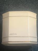 6 Valentino bloempotten wit met goud, Ophalen, Gebruikt, Binnen, Overige vormen